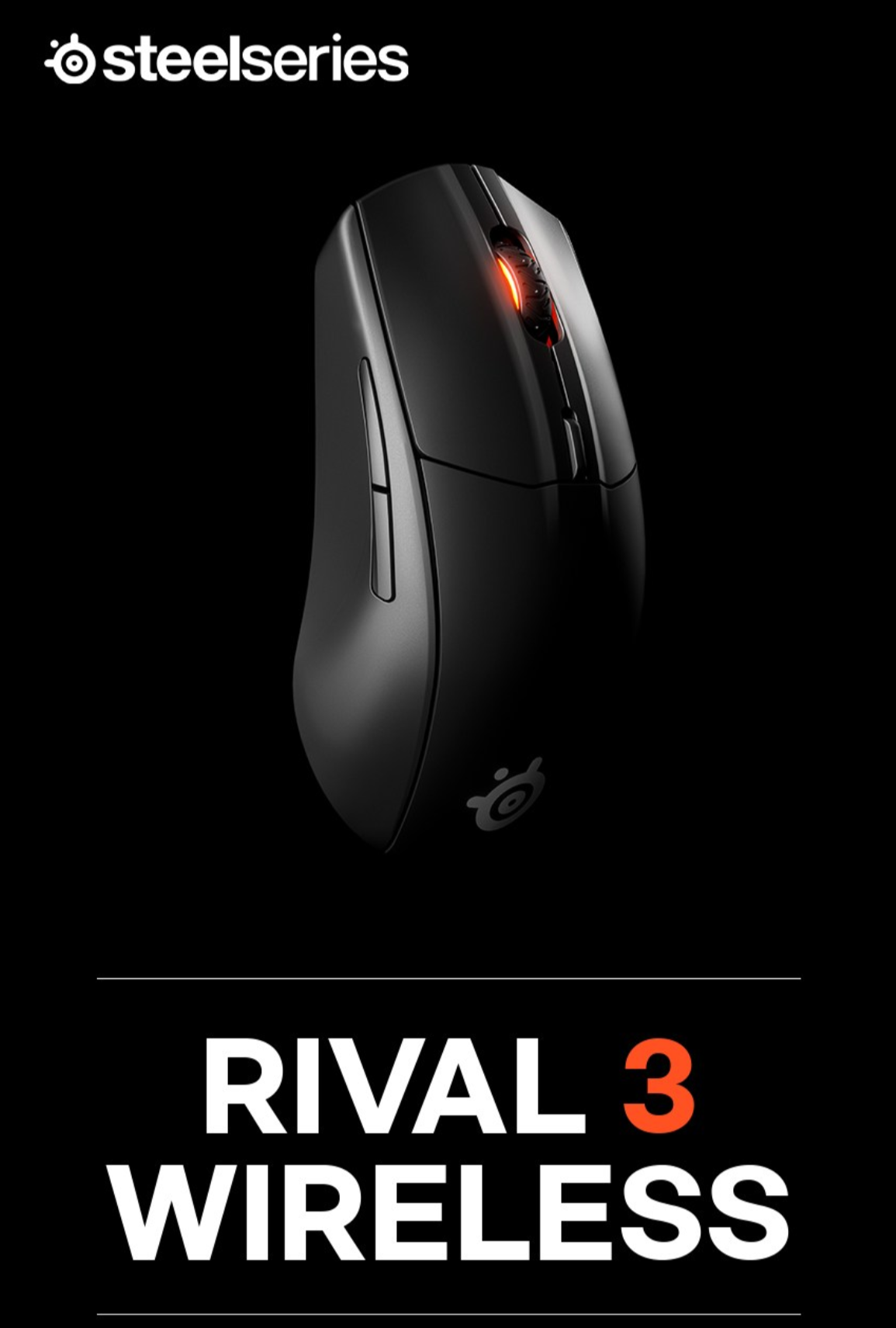 게이밍 마우스 SteelSeries Rival 3 Wireless